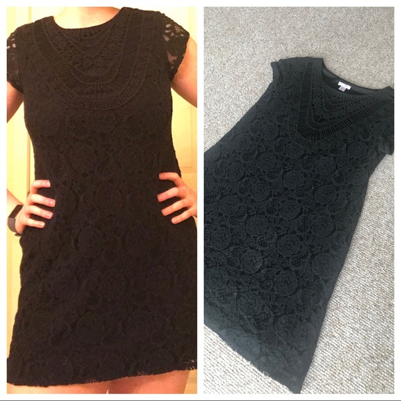 Xhilaration little black lace dress size Large - Picture 2 of 7